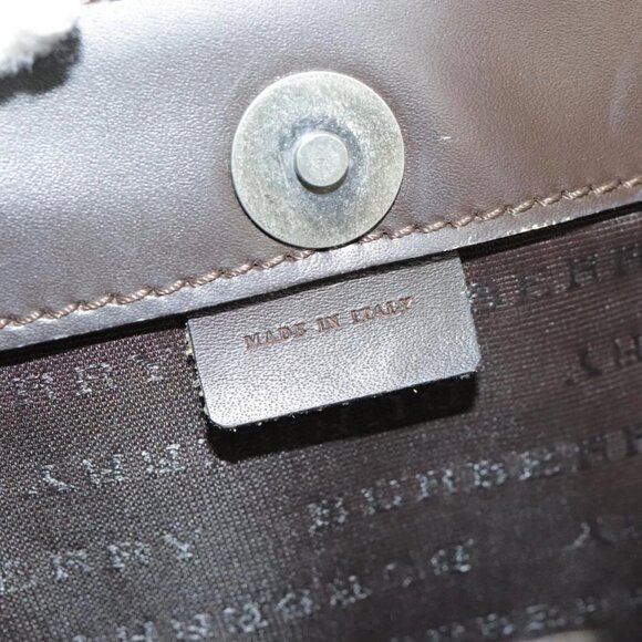 BURBERRY Nova Check Tote Bag PVC Beige Auth 97067 - Picture 13 of 16